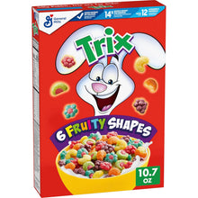 Cargar imagen en el visor de la galería, Trix Cereal de desayuno, 6 formas afrutadas, hecho con grano entero, 10.7 onzas
