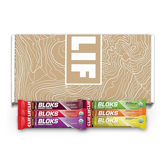 CLIF BLOKS - Masticables energéticos - Paquete variado - Sin OGM - De origen vegetal - Combustible rápido para andar en bicicleta y correr - Carbohidratos y electrolitos rápidos - Paquetes de 2,12 oz (12 unidades) ln25