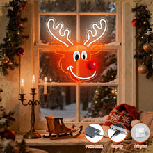 Cargar imagen en el visor de la galería, Decoraciones de luces de ventana de alce
