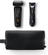 Cargar imagen en el visor de la galería, MANSCAPED® The Chairman™ PRO &amp; The Lawn Mower® 5.0 Ultra - Afeitadora facial para hombre con dos cuchillas SkinSafe®, ln23 lámina de cuatro hojas y recortadora de rastrojos y recortadora de doble cabeza
