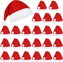 Cargar imagen en el visor de la galería, 24PCS Sombrero de Papá Noel a granel
