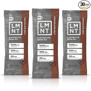 Mezcla para café o chocolate caliente sin azúcar LMNT - Sal de chocolate | Mezcla para bebidas | 30 unidades ln25