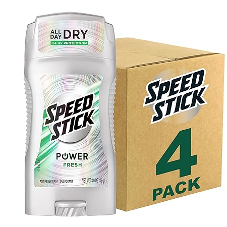 Speed Stick - Desodorante para hombres, Fresh 3 onzas, paquete de 4 Q1