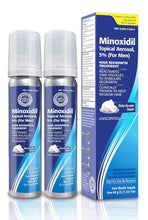 Cargar imagen en el visor de la galería, Minoxidil - Espuma en aerosol tópica, 5%, regeneración del cabello 4 meses
