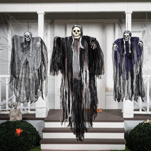JOYIN 3 Pack Decoraciones colgantes de fantasmas de esqueleto de Halloween