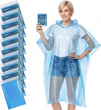 Cargar imagen en el visor de la galería, Ponchos de lluvia desechables para adultos
