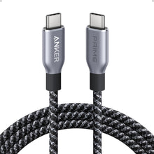 Cargar imagen en el visor de la galería, Anker Cable USB C a USB C, cable USB C de carga rápida de 240 W de 6 pies, nailon trenzado reciclado con durabilidad a19 de flexión de 100 años, cable USB 2.0 para iPhone 16/16 Pro/16 Pro Max/16 Plus,
