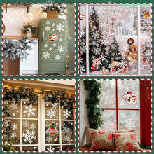 Cargar imagen en el visor de la galería, KESOTO 96PCS Decoraciones de Navidad, Copos de nieve para ventanas
