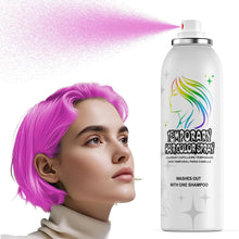 Cargar imagen en el visor de la galería, Spray de color temporal para el cabello, lavable, antiadherente, Halloween | Blanco plateado | 150ml.
