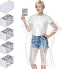 Cargar imagen en el visor de la galería, Ponchos de lluvia desechables para adultos
