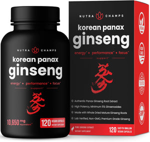 NutraChamps Panax Ginseng rojo coreano A24