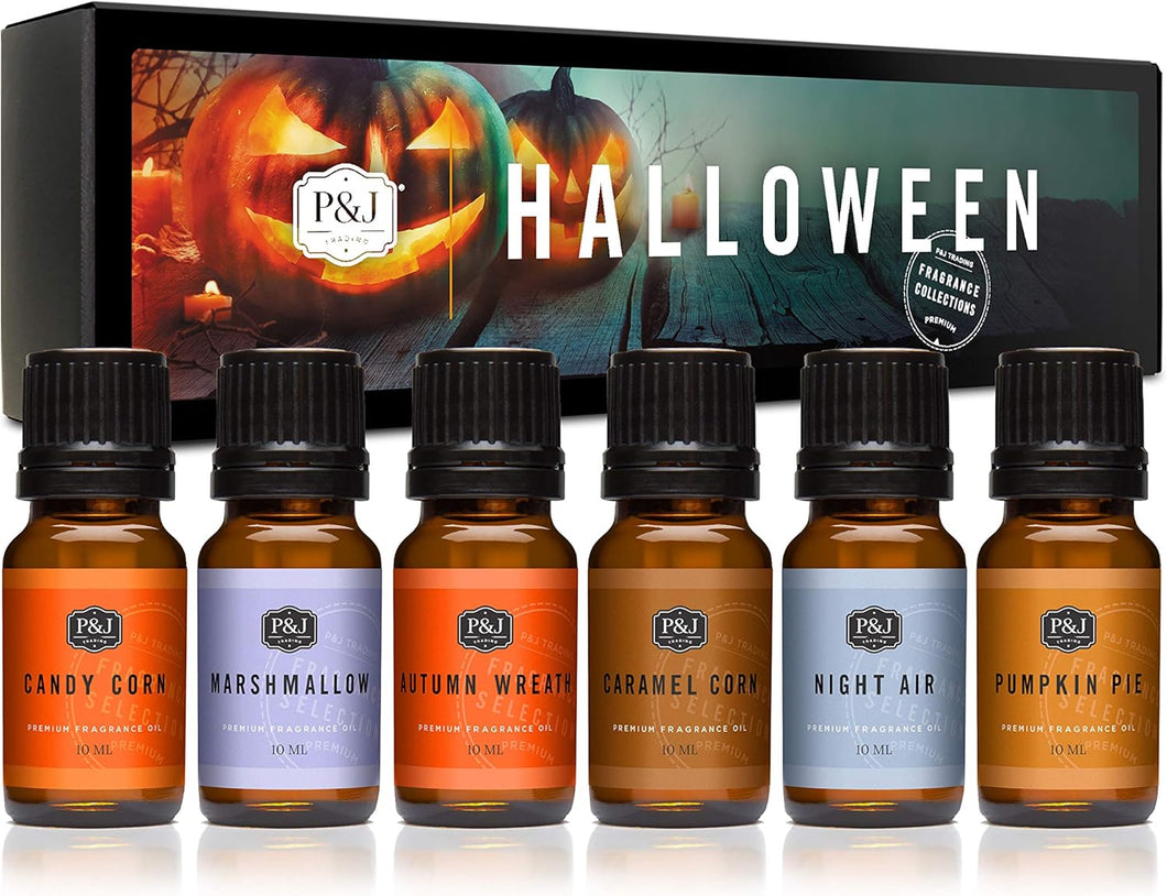 Set de Halloween de aceite de fragancia P&J | Corona de otoño