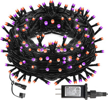 Cargar imagen en el visor de la galería, DAZZLE BRIGHT Halloween 300 Luces de Cadena LED, Luces de Cadena de 100FT con 8 Modos de Iluminación
