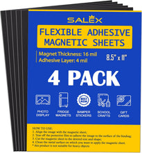 Cargar imagen en el visor de la galería, Láminas magnéticas con respaldo adhesivo
