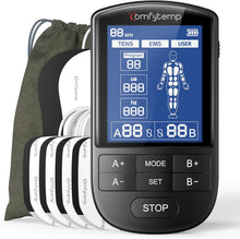 Cargar imagen en el visor de la galería, Comfytemp TENS - Estimulador muscular de unidad, máquina TENS para dolor de espalda

