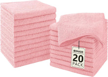Cargar imagen en el visor de la galería, Toallitas de baño - Paquete de 20 - Toallas faciales (30 x 30 cm)
