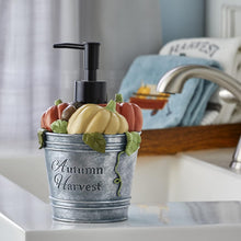 Cargar imagen en el visor de la galería, SKL Home Dispensador de jabón de cubo de cosecha de otoño para baño/cocina y regalo, Multi
