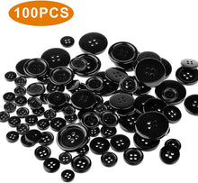 Cargar imagen en el visor de la galería, 100 piezas de botones de costura de resina
