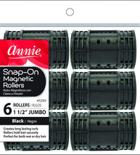 Cargar imagen en el visor de la galería, Annie Rodillos magnéticos para el cabello a presión
