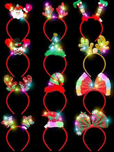 Cargar imagen en el visor de la galería, Diademas de luces navideñas
