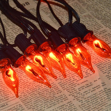 Cargar imagen en el visor de la galería, Luces de Halloween de Otoño de 27.8Ft - Luces de Cadena de Llama Parpadeantes

