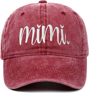 Gorra de béisbol ajustable con bordado Mimi, ln25 gorras de camionero para hombres y mujeres