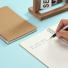 Cargar imagen en el visor de la galería, Mr. Pen - Cuaderno de espiral, A5, tapa kraft, paquete de 2, 80 páginas
