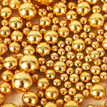 Cargar imagen en el visor de la galería, KASVAN Chispas de azúcar perla plateada - Perlas de caramelo comestibles 130g/4.58 Oz, tamaño mixto
