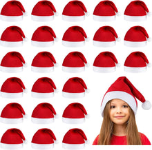 Cargar imagen en el visor de la galería, ANVAVO 24 gorros de Navidad rojos suaves
