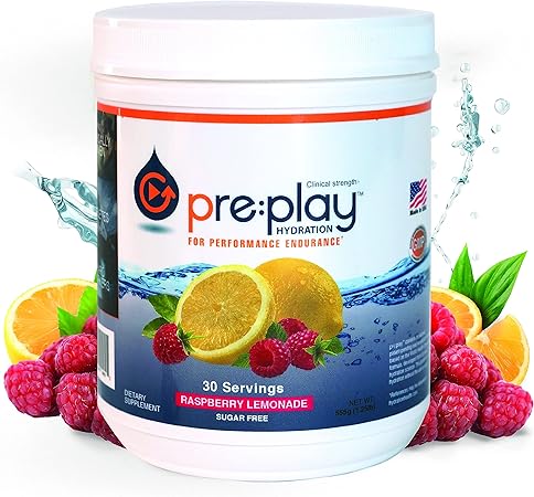 Bebida energética e hidratante en polvo, sabor a limonada de frambuesa, envase de 30 porciones ln25