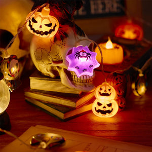 Decoraciones de luces de cadena de Halloween LOLStar, luces de hadas de Halloween de 9.8FT 20 LED