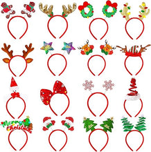 Cargar imagen en el visor de la galería, 16 piezas Cintas navideñas Fiestas de Navidad Detalles decorativos
