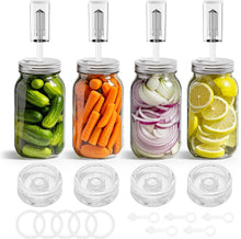 Cargar imagen en el visor de la galería, Kit de fermentación para frasco de fermentación Mason de boca ancha
