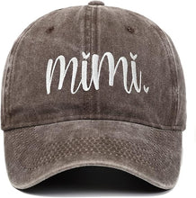 Cargar imagen en el visor de la galería, Gorra de béisbol ajustable con bordado Mimi, ln25 gorras de camionero para hombres y mujeres
