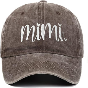 Gorra de béisbol ajustable con bordado Mimi, ln25 gorras de camionero para hombres y mujeres