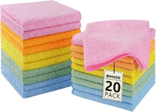 Cargar imagen en el visor de la galería, Toallitas de baño - Paquete de 20 - Toallas faciales (30 x 30 cm)
