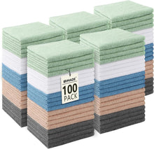 Cargar imagen en el visor de la galería, Toallitas de baño - Paquete de 20 - Toallas faciales (30 x 30 cm)
