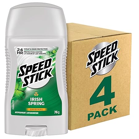 Speed Stick Desodorante antitranspirante para hombre, aroma de primavera irlandesa Q1