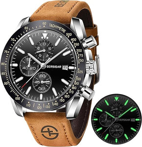 Relojes deportivos analógicos de cuarzo para hombre, a21 cronógrafo clásico, elegante, reloj de pulsera 30M impermeable 1.772 in