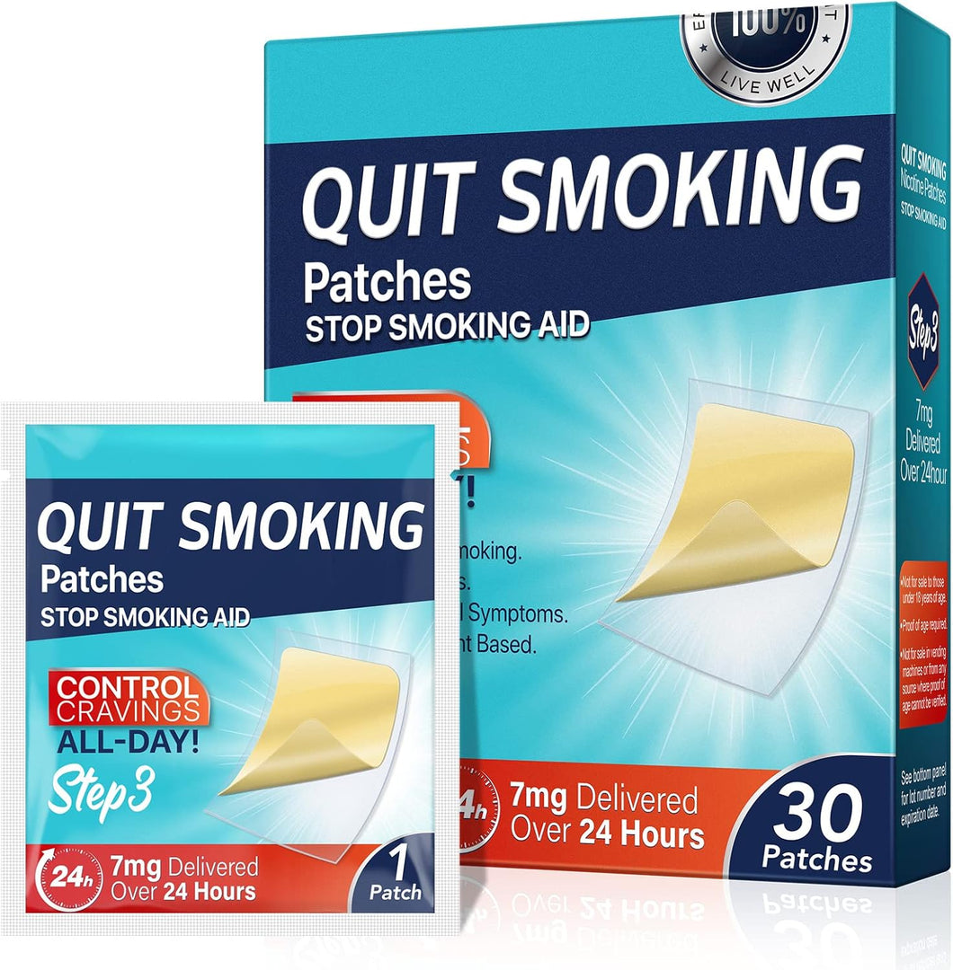 Stop Aid,Paso 3,30 Parches,7mg A24