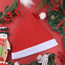 Cargar imagen en el visor de la galería, 16 gorros de Papá Noel Navidad con puños blancos
