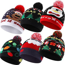 Cargar imagen en el visor de la galería, Vicenpal 6 piezas Sombrero de Navidad
