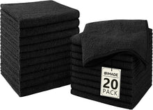Cargar imagen en el visor de la galería, Toallitas de baño - Paquete de 20 - Toallas faciales (30 x 30 cm)
