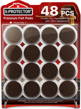 Cargar imagen en el visor de la galería, Protectores de Suelo Premium de Fieltro para Patas de Sillas para Suelos de Madera

