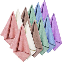 Cargar imagen en el visor de la galería, Syhood 12 piezas de paño de lavado facial de 12 x 12 pulgadas
