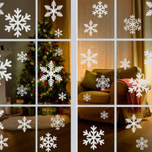 Cargar imagen en el visor de la galería, KESOTO 96PCS Decoraciones de Navidad, Copos de nieve para ventanas
