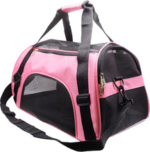 Cargar imagen en el visor de la galería, Transportador para gatos, transportador de viaje para mascotas de lados suaves para gatos
