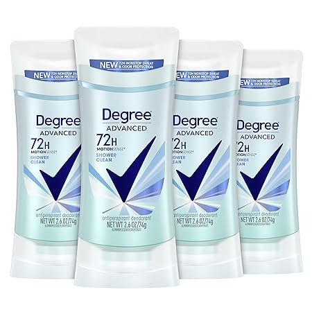 4x Degree MotionSense Desodorante antitranspirante para mujer