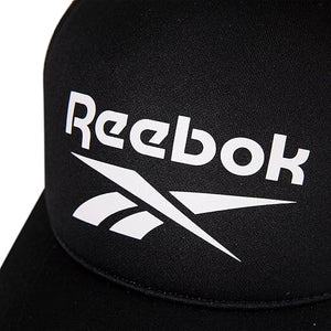 Gorra de camionero de malla con cierre ajustable en la parte posterior de ln25 Reebok para hombre y mujer (talla única)