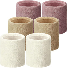 Cargar imagen en el visor de la galería, 6 unidades de muñequeras deportivas para fútbol, baloncesto, correr, atletismo, deportes
